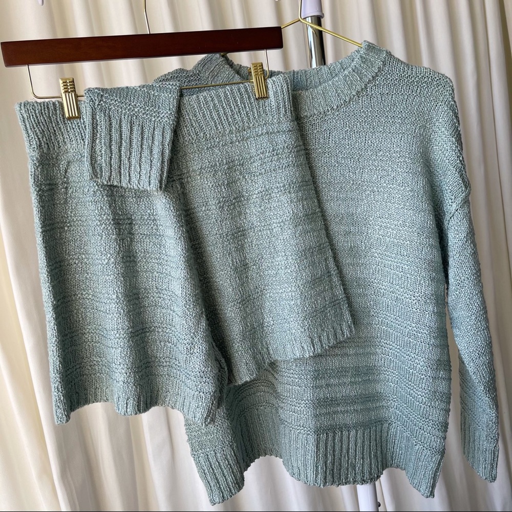 LOUNGE SHORTS SET — In Mint - Picture 11 of 11